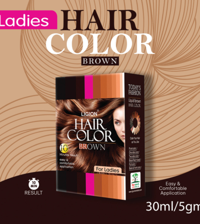 Ligion hair color brown