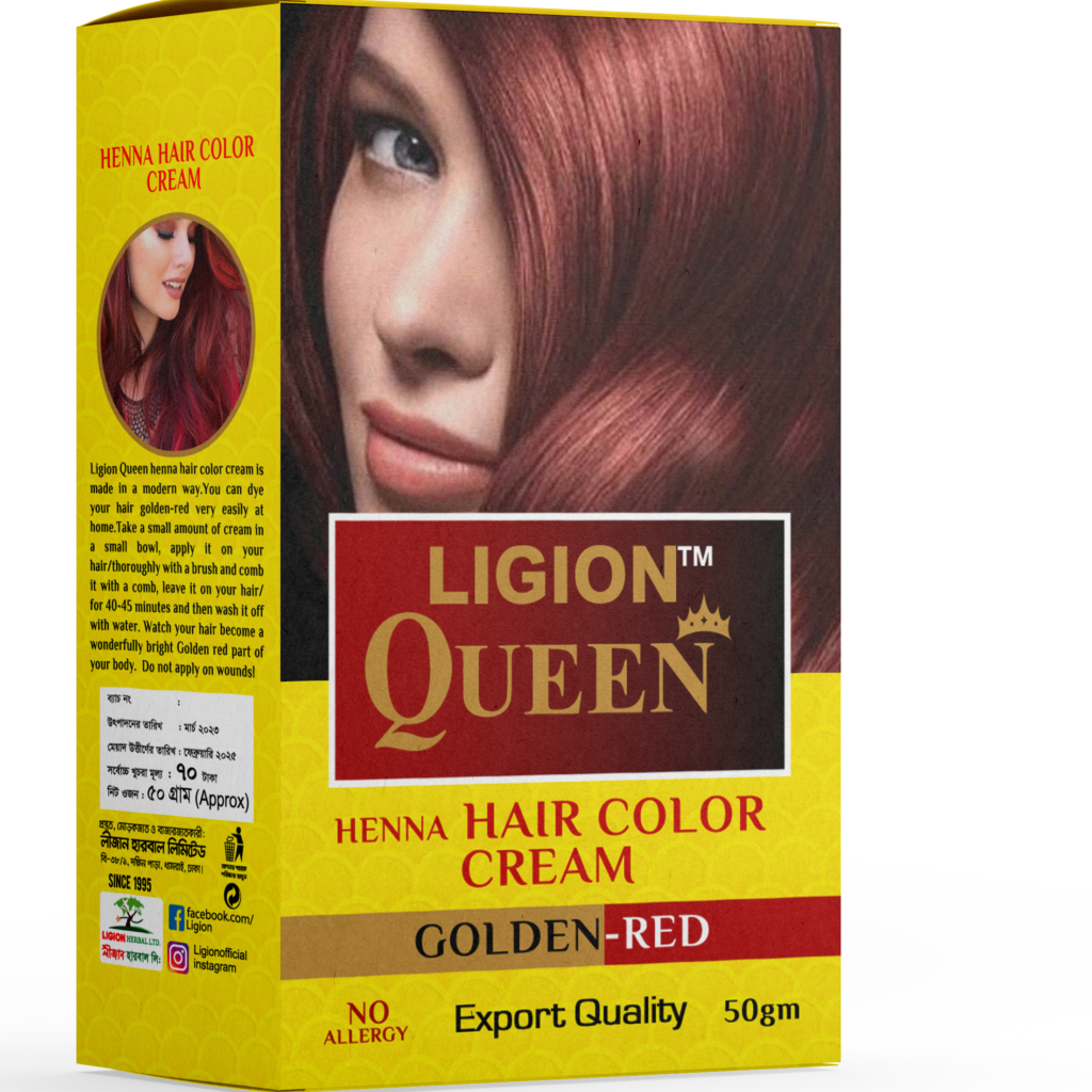 Queen Hair color Cream Ligion Herbal